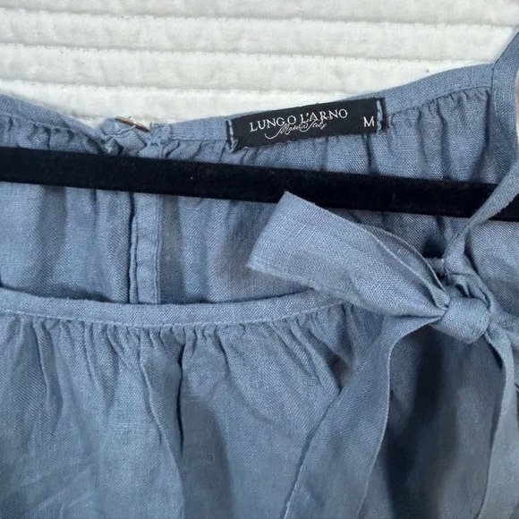 Lungo L'Arno Chambray Sundress. Size Medium. #Sundress #Summer #Chambray - Picture 3 of 6